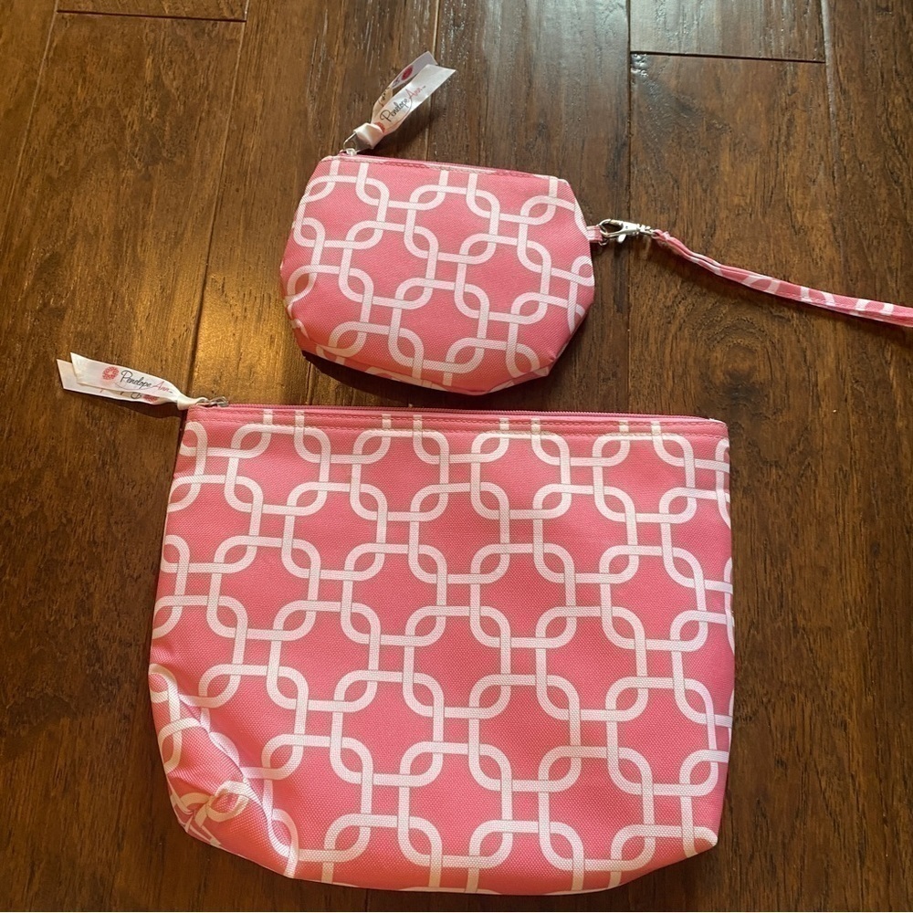 New 2 Makeup Bags Penelope Ann Large small - Picture 2 of 8